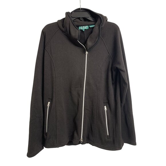 Dover Saddlery Equestrian Zip Hooded Sweater Jacket Size XL - Picture 1 of 6